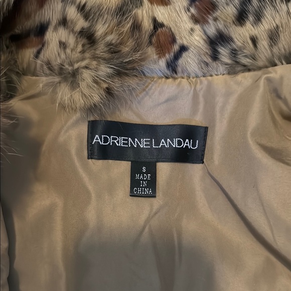 Adrienne Landau Brown and Tan Teddy Jacket - Picture 2 of 3